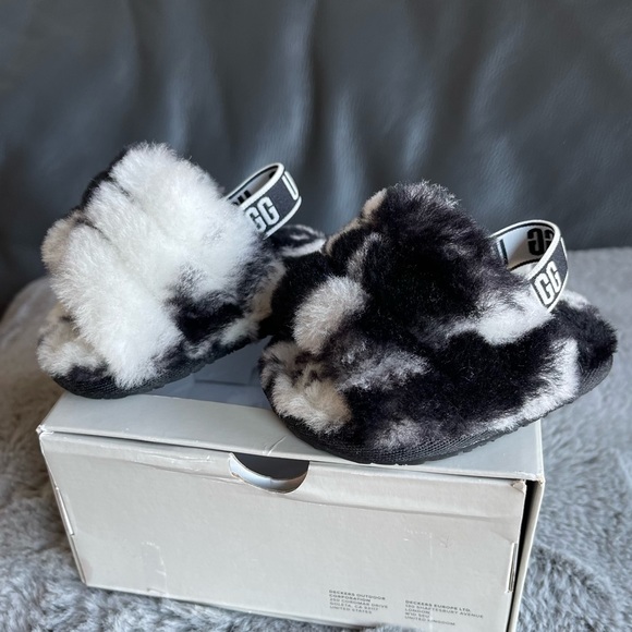 UGG Baby Fluff Yeah Slide Marble sandals - Picture 4 of 7